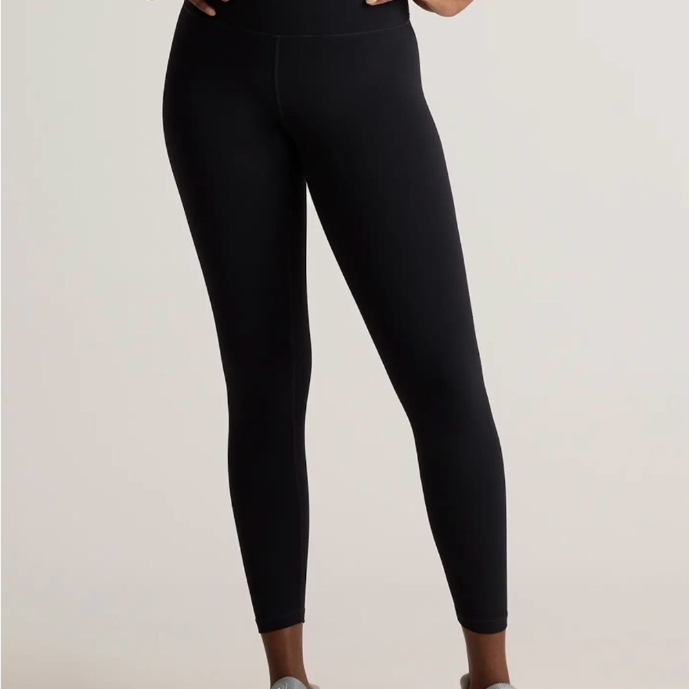 Quince Power Up High Rise Training  Black Leggings